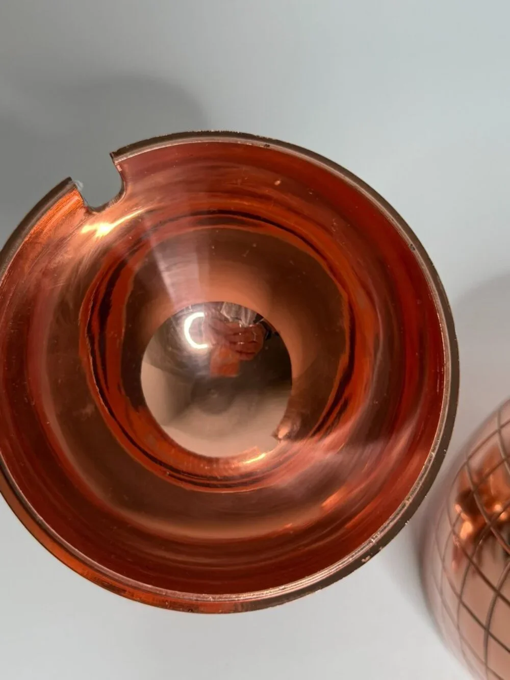 Absolut Elyx Copper Pineapple – Luxe Bar Cart Décor (No Inner Cup)